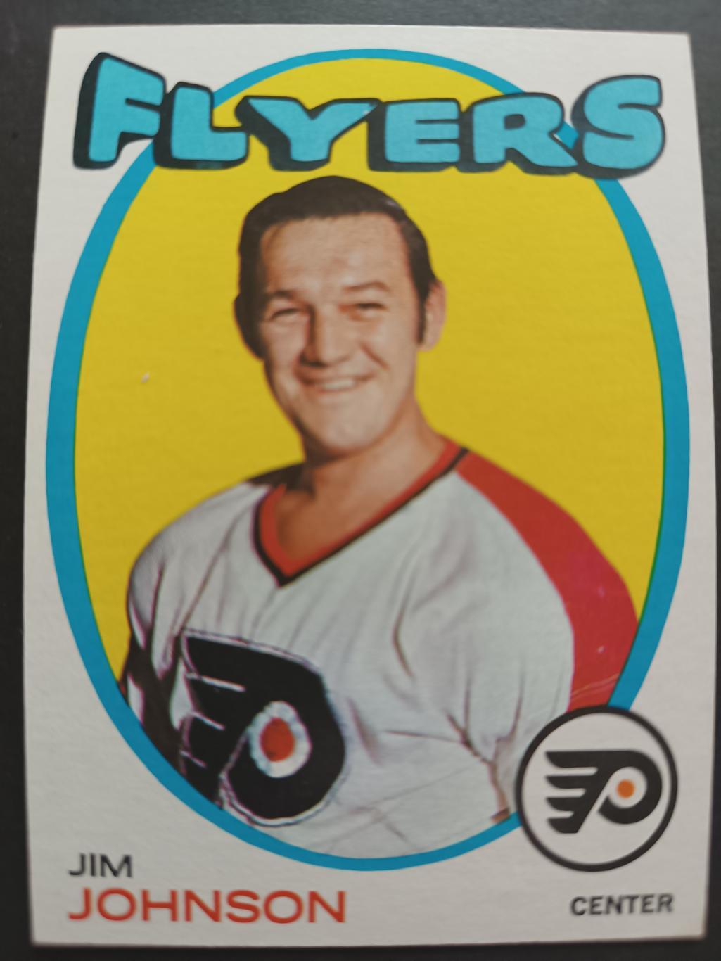 ХОККЕЙ КАРТОЧКА НХЛ TOPPS 1971-72 NHL JIM JOHNSON PHILADELPHIA FLYERS #48