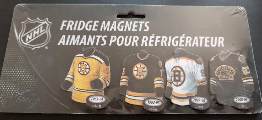 ХОККЕЙ НАБОР МАГНИТ ДЖЕРСИ БОСТОН БРЮИНЗ NHL MAGNET BOSTON BRUINS JERSEY #4 2