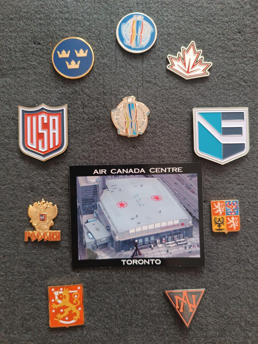 ХОККЕЙ НАБОР ЗНАЧКОВ КУБОК МИРА ПО ХОККЕЮ 2016 WORLD CUP OF HOCKEY PIN SET #10 5