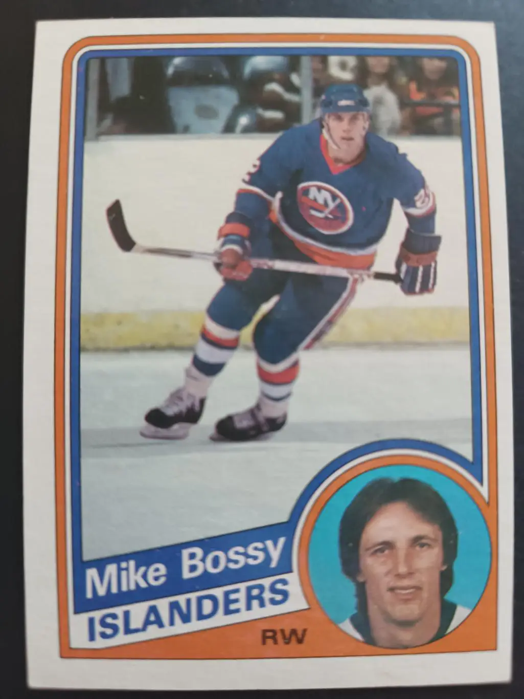 ХОККЕЙ КАРТОЧКА НХЛ TOPPS 1984-85 NHL MIKE BOSSY NEW YORK ISLANDERS #91 2