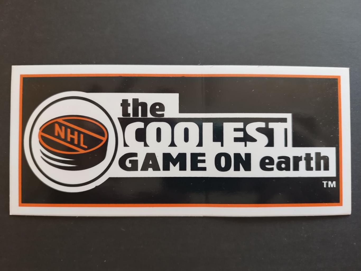 НАКЛЕЙКА НХЛ ОФИЦИАЛЬНАЯ 1946/47 - 2004/05 NHL COOLEST GAME ON EARTH STIСKER