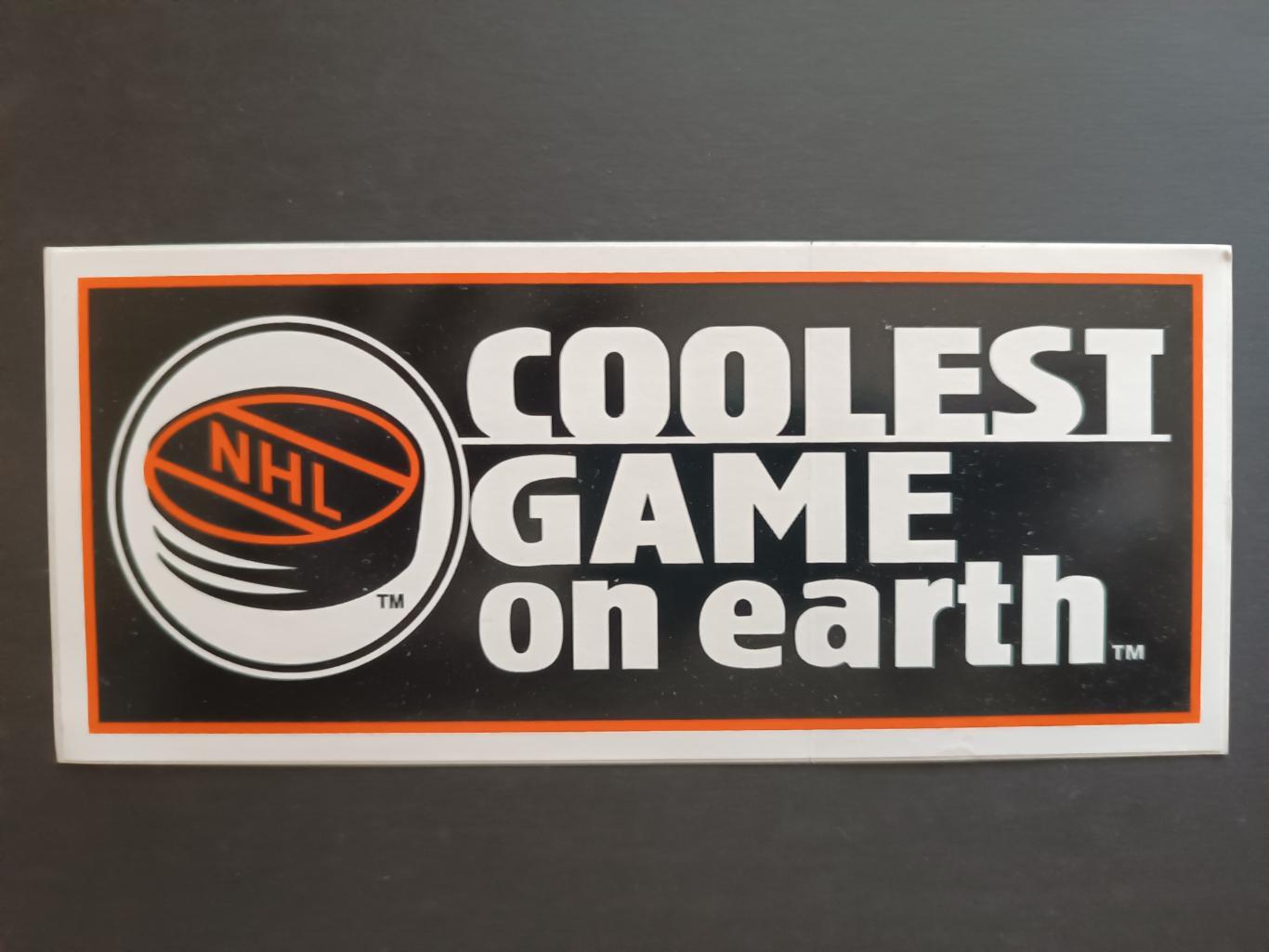 НАКЛЕЙКА НХЛ ОФИЦИАЛЬНАЯ 1946/47 - 2004/05 NHL COOLEST GAME ON EARTH STIСKER 2