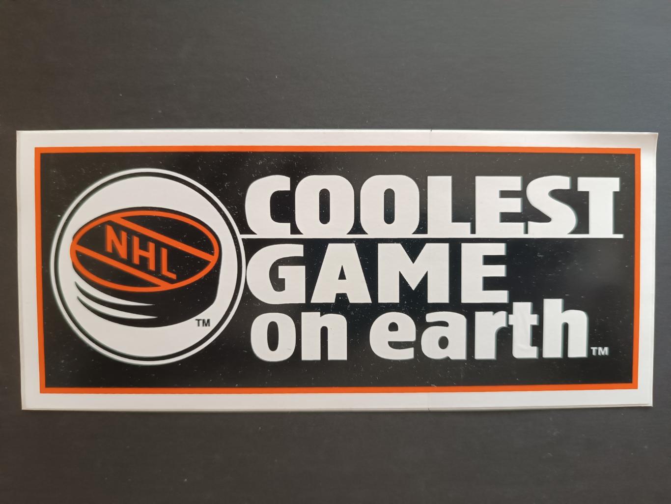 НАКЛЕЙКА НХЛ ОФИЦИАЛЬНАЯ 1946/47 - 2004/05 NHL COOLEST GAME ON EARTH STIСKER 4