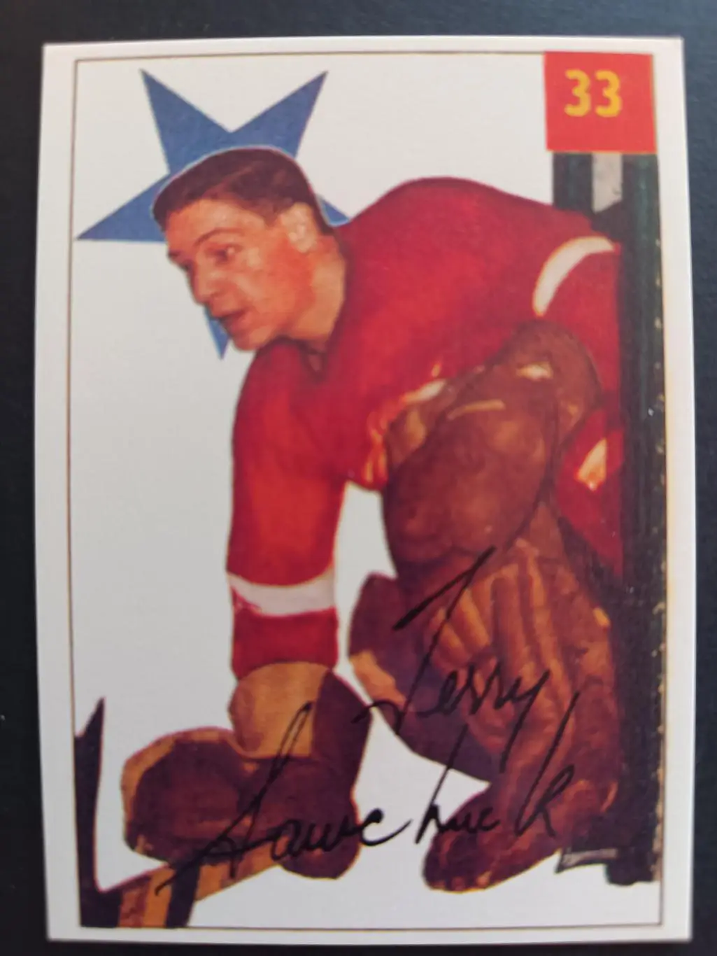 КАРТОЧКА НХЛ PARKHURST 1993-1994 NHL TERRY SAWCHUK DETROIT RED WINGS #PR-53