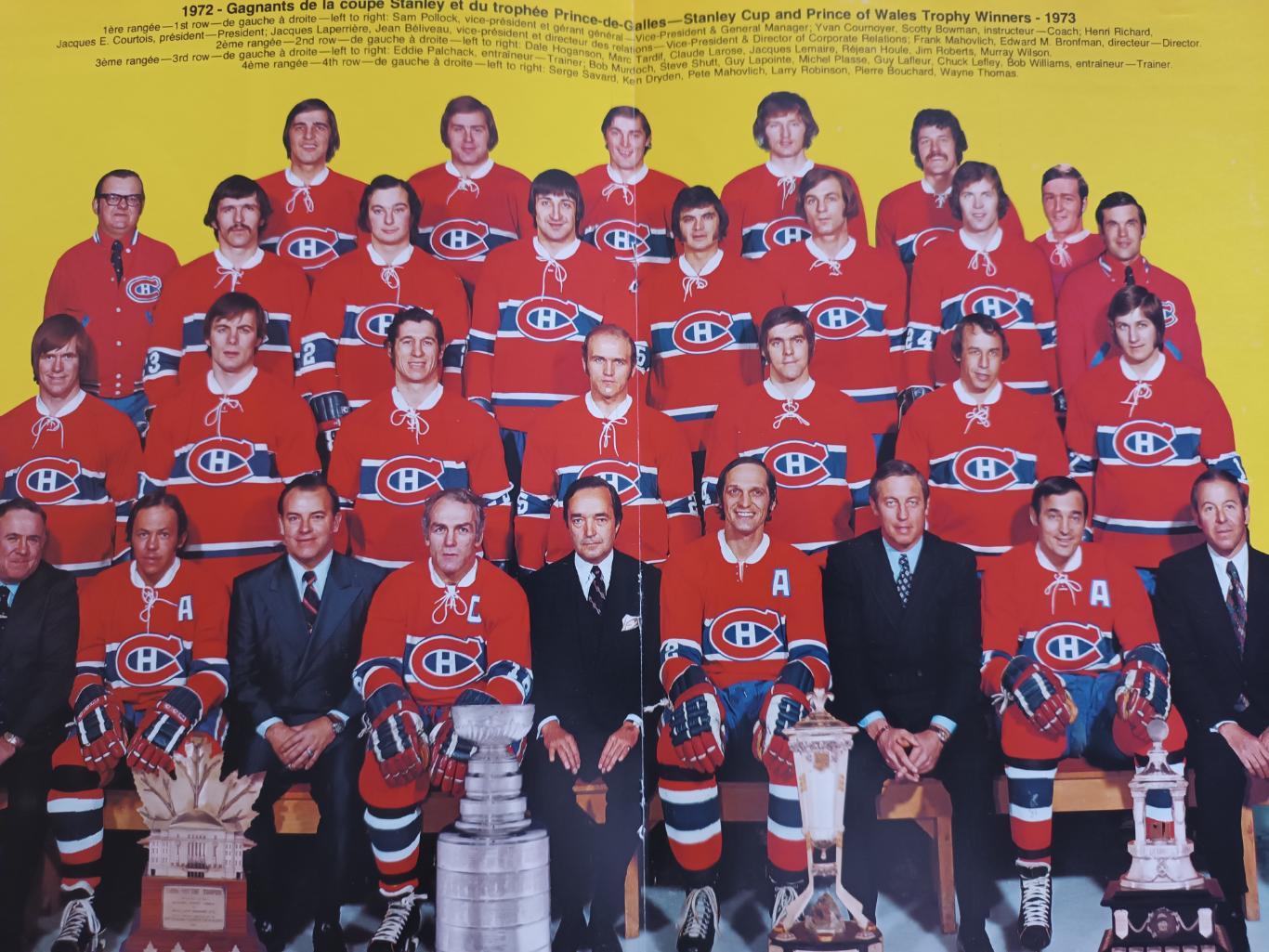 ХОККЕЙ АЛЬБОМ ЕЖЕГОДНИК НХЛ КАНАДИЕНС 1974 NHL YEARBOOK ALBOM TEAM CANADIENS 3