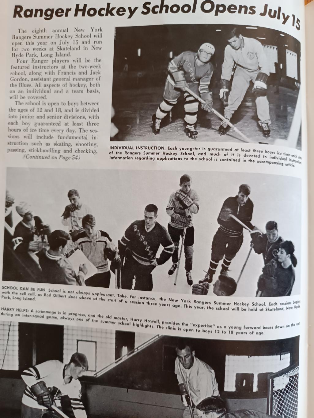 ПРОГРАММА МАТЧА НХЛ РЭЙНДЖЕРС КИНГЗ 1968 MAR.10 RANGERS VS. LA KINGS PROGRAM 5