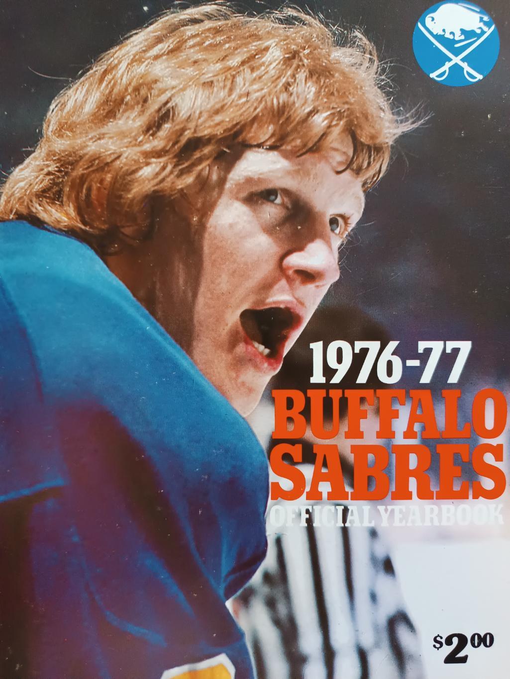 ХОККЕЙ АЛЬБОМ ЕЖЕГОДНИК НХЛ БАФФАЛО 1976-77 NHL YEARBOOK ALBOM BUFFALO SABRERS