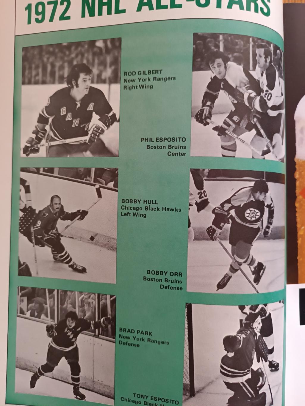 ПРОГРАММА МАТЧА НХЛ МИННЕСОТА МОНРЕАЛЬ 1972 DEC.27 MINNESOTA VS.MONTREAL PROGRAM 2