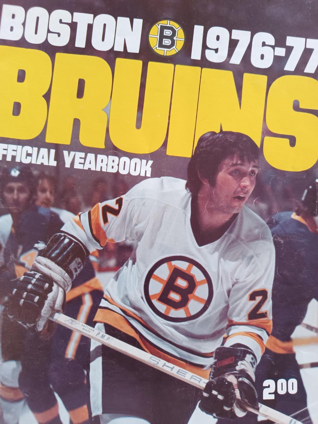 ХОККЕЙ АЛЬБОМ ЕЖЕГОДНИК НХЛ БОСТОН БРЮИНЗ 1976-77 NHL YEARBOOK BOSTON BRUINS