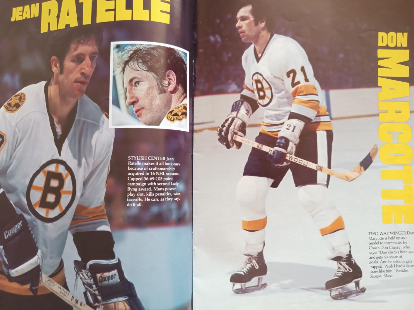 ХОККЕЙ АЛЬБОМ ЕЖЕГОДНИК НХЛ БОСТОН БРЮИНЗ 1976-77 NHL YEARBOOK BOSTON BRUINS 4