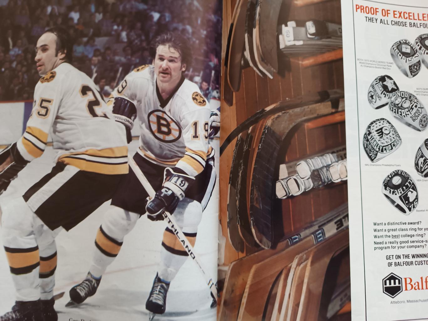 ХОККЕЙ АЛЬБОМ ЕЖЕГОДНИК НХЛ БОСТОН БРЮИНЗ 1976-77 NHL YEARBOOK BOSTON BRUINS 6