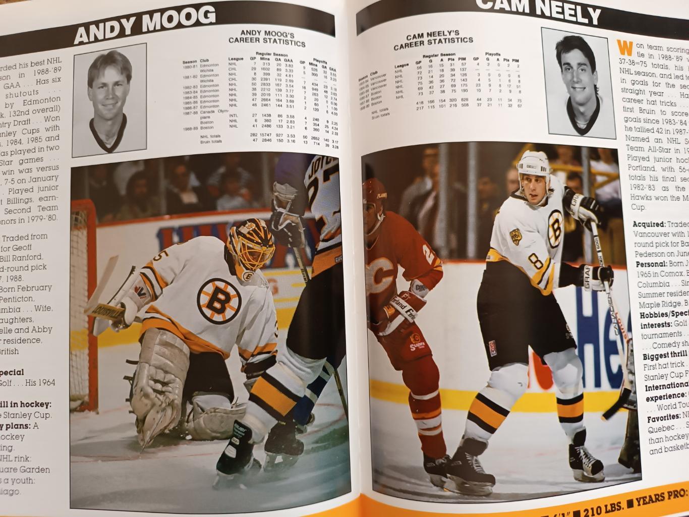 ХОККЕЙ АЛЬБОМ ЕЖЕГОДНИК НХЛ БОСТОН БРЮИНЗ 1989-90 NHL YEARBOOK BOSTON BRUINS 4