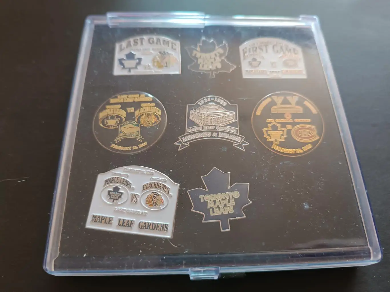 ХОККЕЙ НАБОР ЗНАЧКОВ НХЛ ТОРОНТО ГАРДЭНС 1931-99 NHL TORONTO GARDENS PIN SET #8 1
