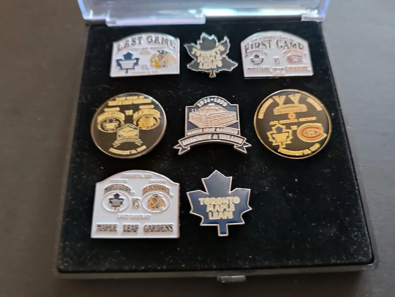 ХОККЕЙ НАБОР ЗНАЧКОВ НХЛ ТОРОНТО ГАРДЭНС 1931-99 NHL TORONTO GARDENS PIN SET #8 6