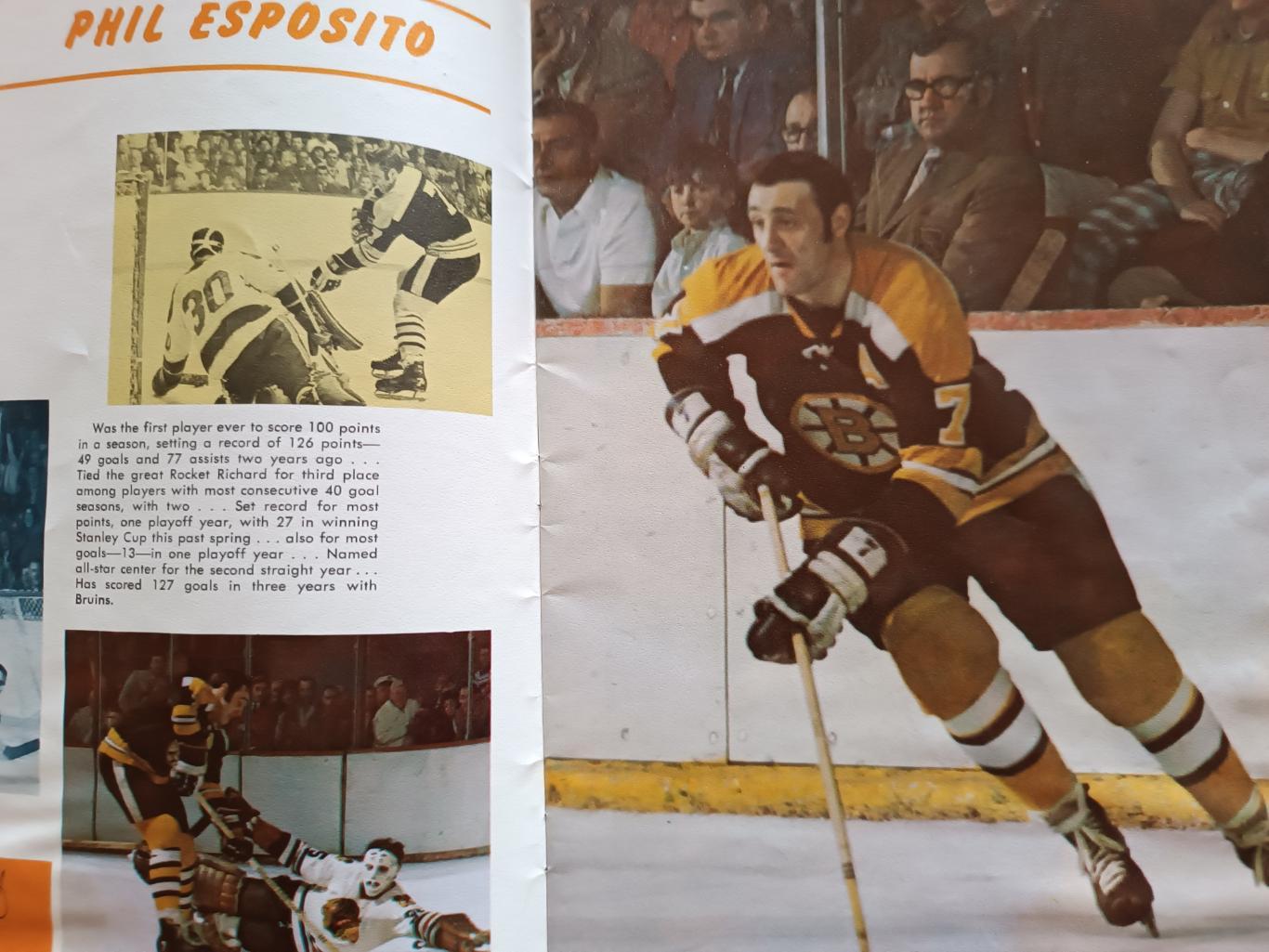 ХОККЕЙ АЛЬБОМ ЕЖЕГОДНИК НХЛ БОСТОН БРЮИНЗ 1970-71 NHL YEARBOOK BOSTON BRUINS 3