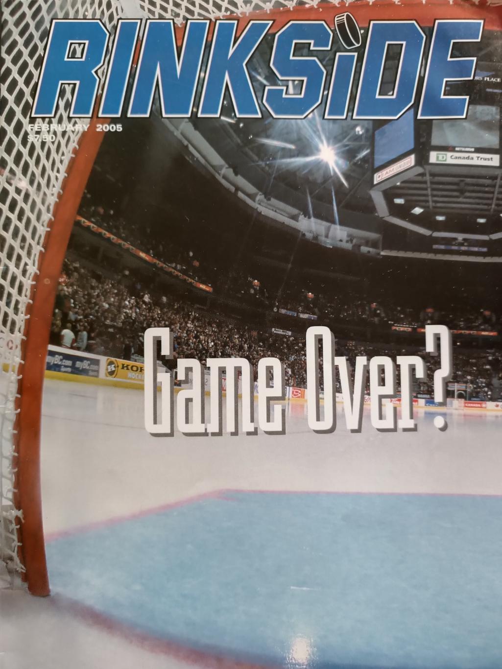 ХОККЕЙ ЖУРНАЛ НХЛ РИНКСАЙД ХОККЕЙ FEB 2005 NHL RINKSIDE HOCKEY VOL.XVI № 4