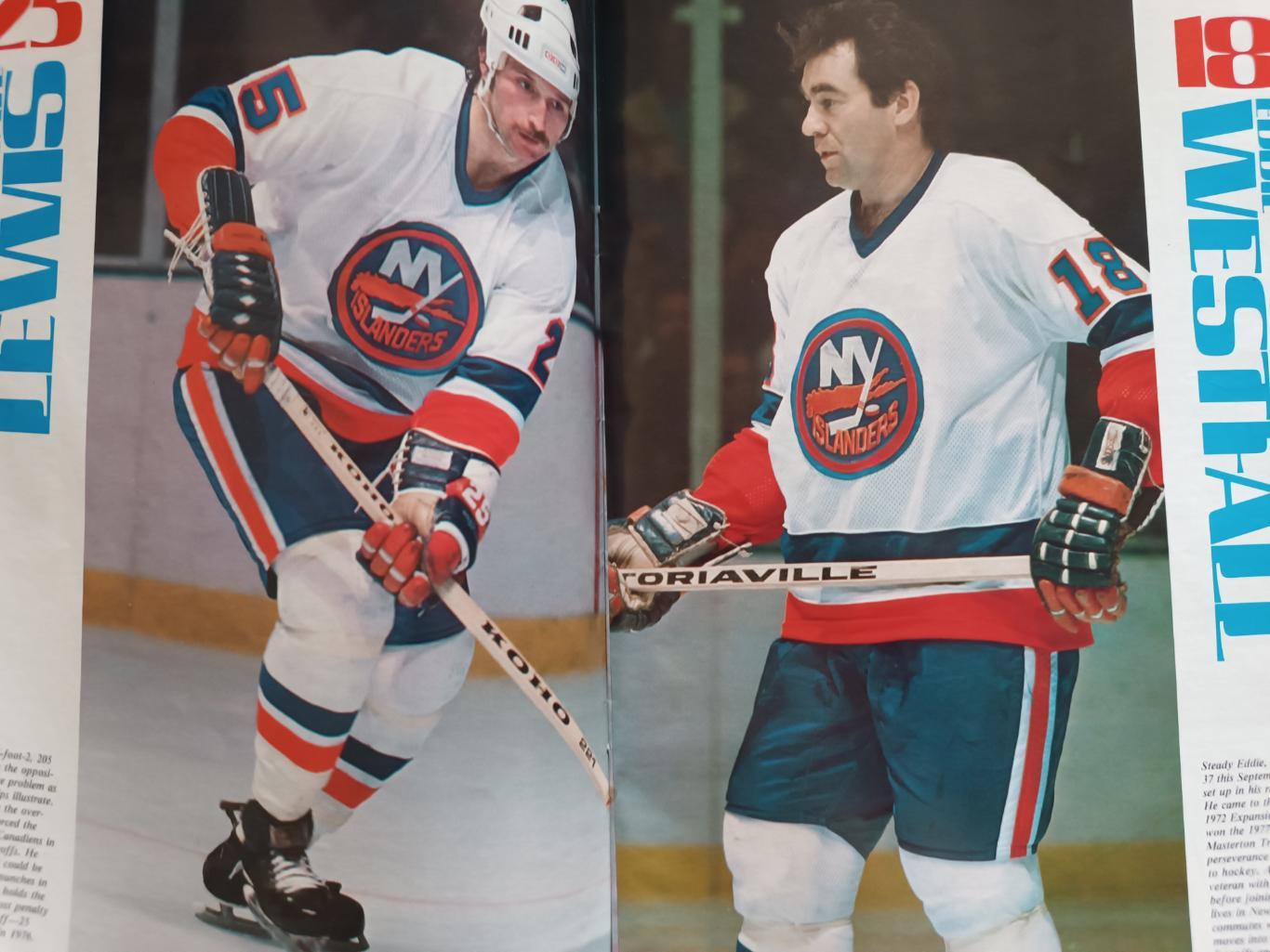 ХОККЕЙ СПРАВОЧНИК ЕЖЕГОДНИК НХЛ АЙЛЕНДЕРС 1977-78 NHL NY ISLANDERS YEARBOOK 3
