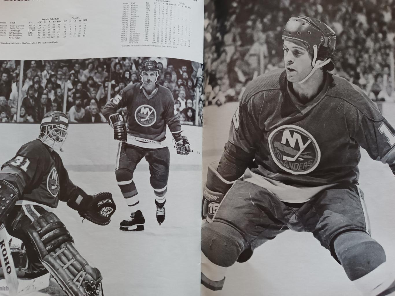 ХОККЕЙ СПРАВОЧНИК ЕЖЕГОДНИК НХЛ АЙЛЕНДЕРС 1977-78 NHL NY ISLANDERS YEARBOOK 7