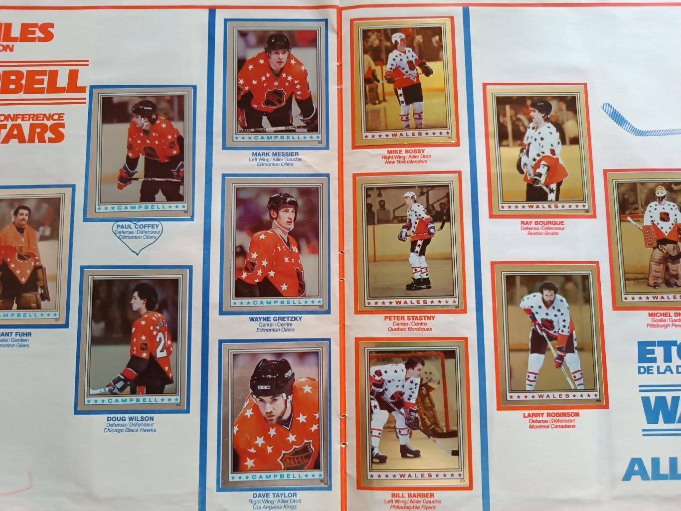 ХОККЕЙ АЛЬБОМ НАКЛЕЕК НХЛ О ПИИ ЧИИ 1982 NHL O-PEE-CHEE STICKER ALBUM 5