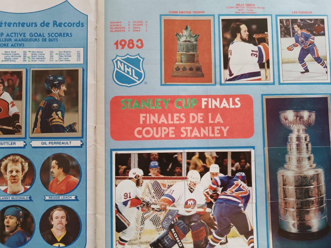 ХОККЕЙ АЛЬБОМ НАКЛЕЕК НХЛ О ПИИ ЧИИ 1983 NHL O-PEE-CHEE STICKER ALBUM 1
