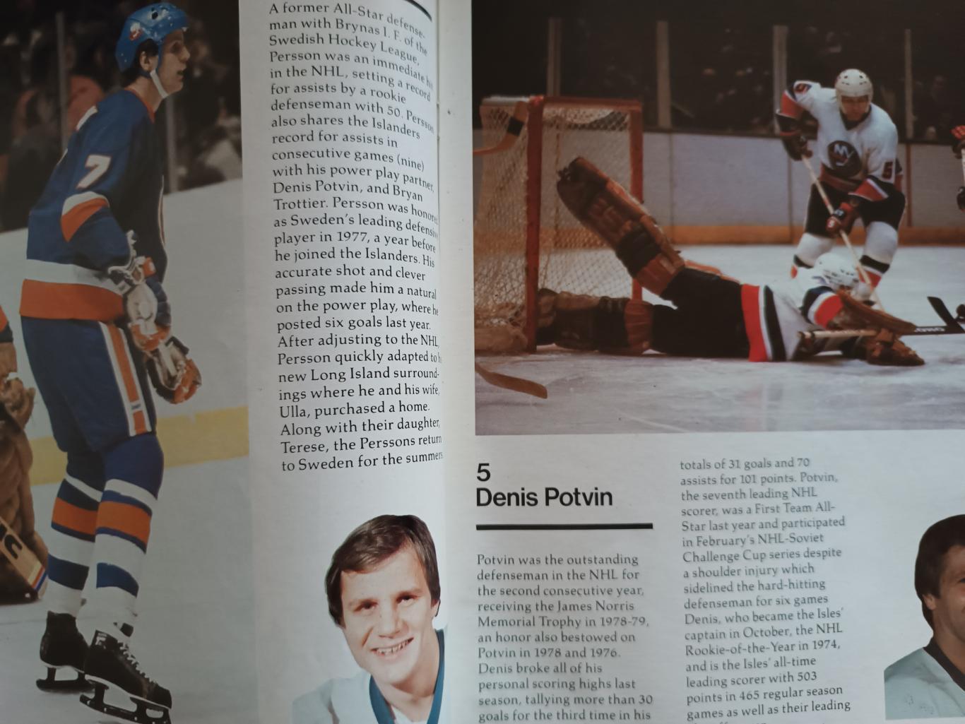ХОККЕЙ СПРАВОЧНИК ЕЖЕГОДНИК НХЛ АЙЛЕНДЕРС 1979-80 NHL NY ISLANDERS YEARBOOK 4