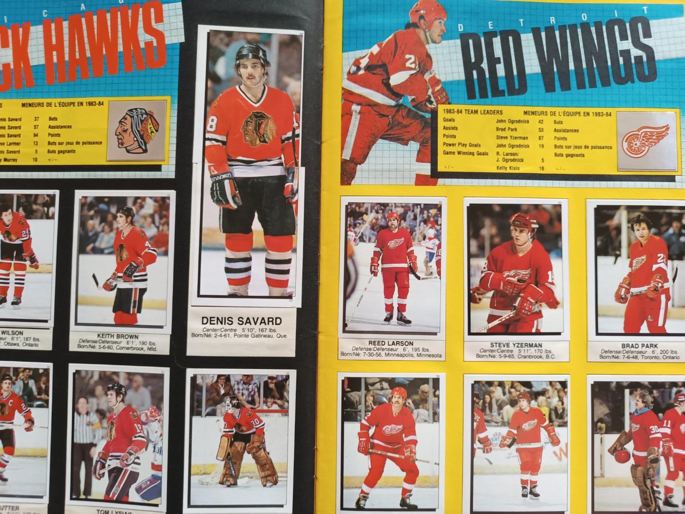 ХОККЕЙ АЛЬБОМ НАКЛЕЕК НХЛ О ПИИ ЧИИ 1984 NHL O-PEE-CHEE STICKER ALBUM 2