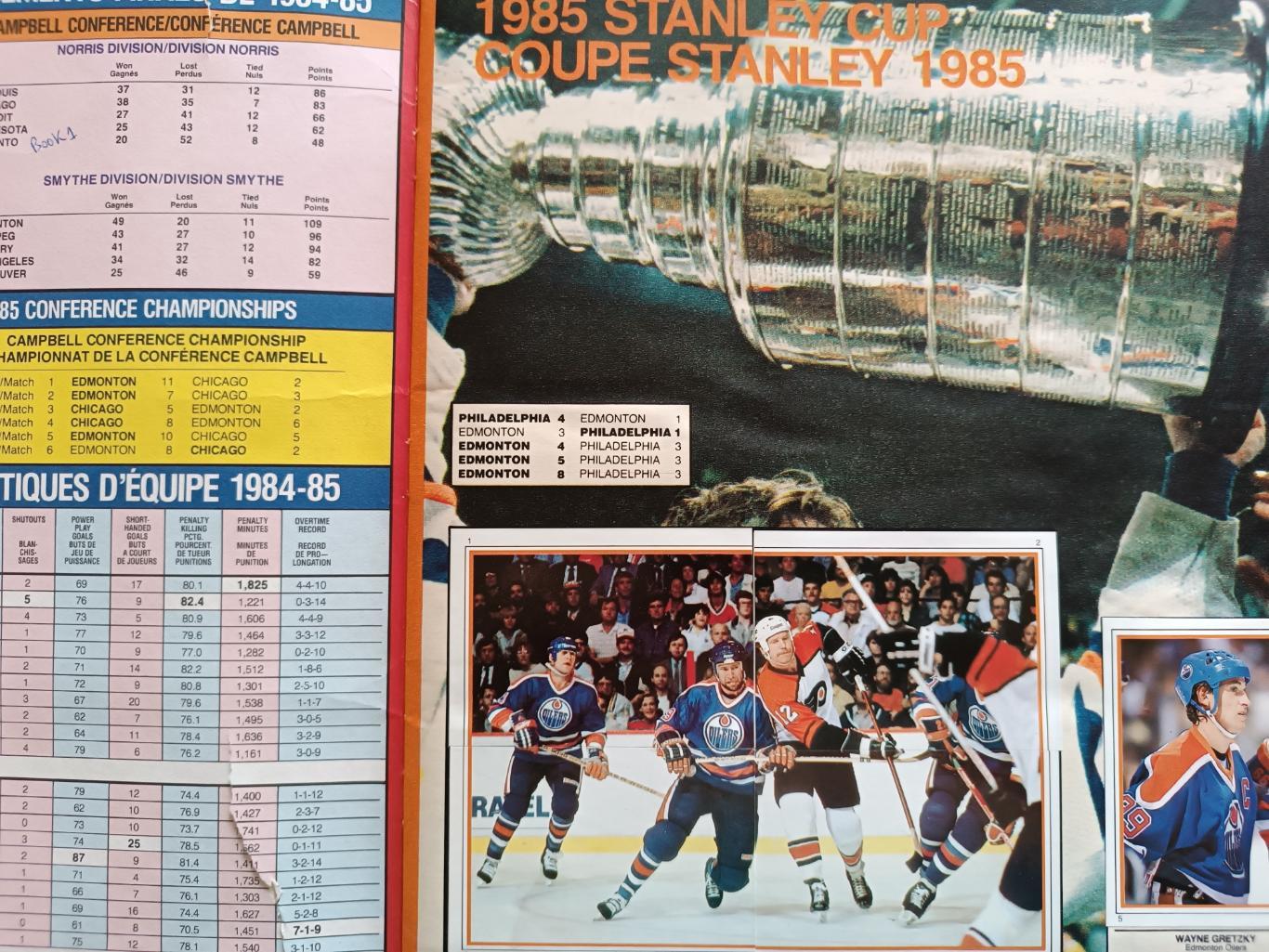 ХОККЕЙ АЛЬБОМ НАКЛЕЕК НХЛ О ПИИ ЧИИ 1985 NHL O-PEE-CHEE STICKER ALBUM 1