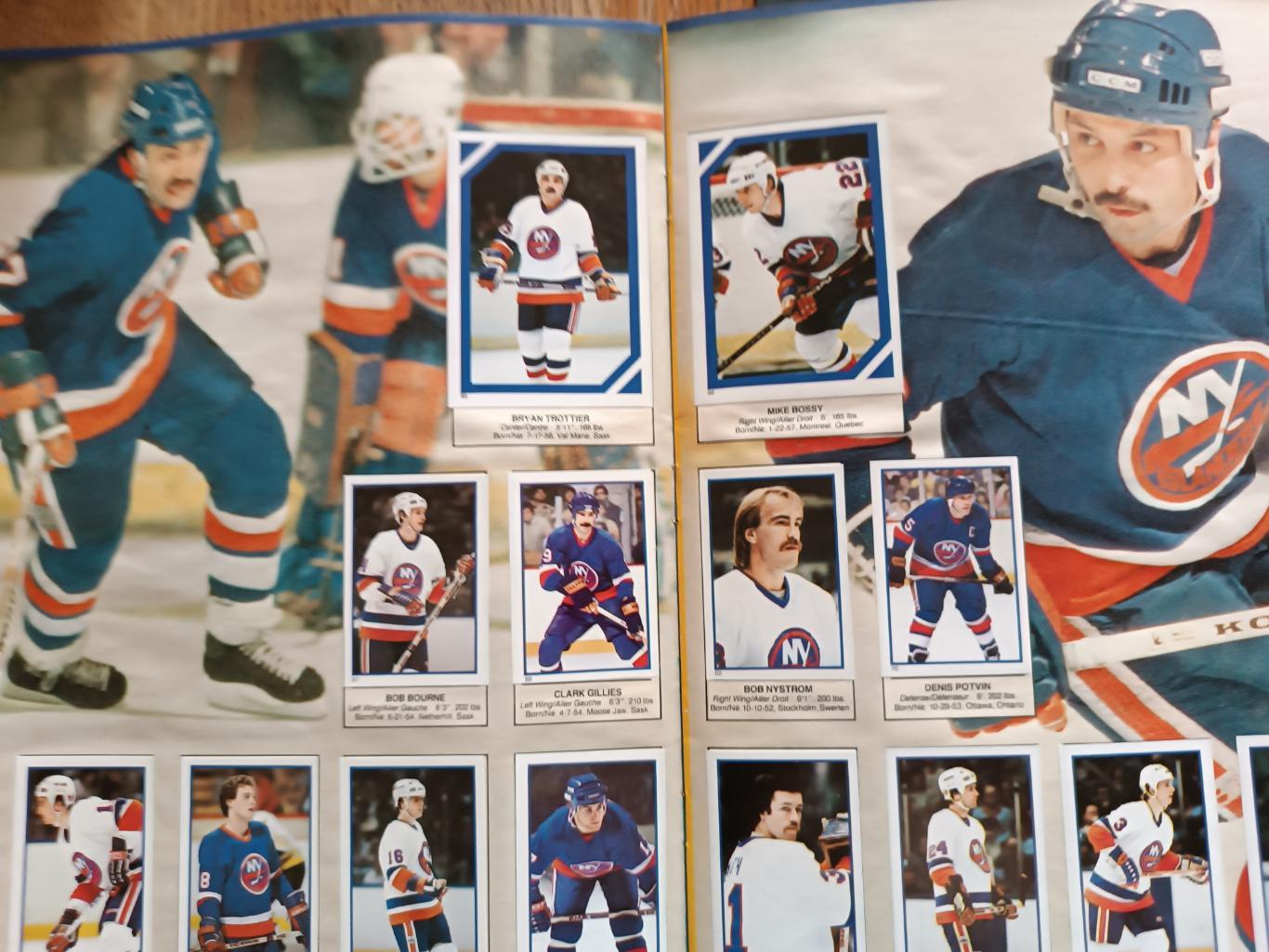 ХОККЕЙ АЛЬБОМ НАКЛЕЕК НХЛ О ПИИ ЧИИ 1985 NHL O-PEE-CHEE STICKER ALBUM 4