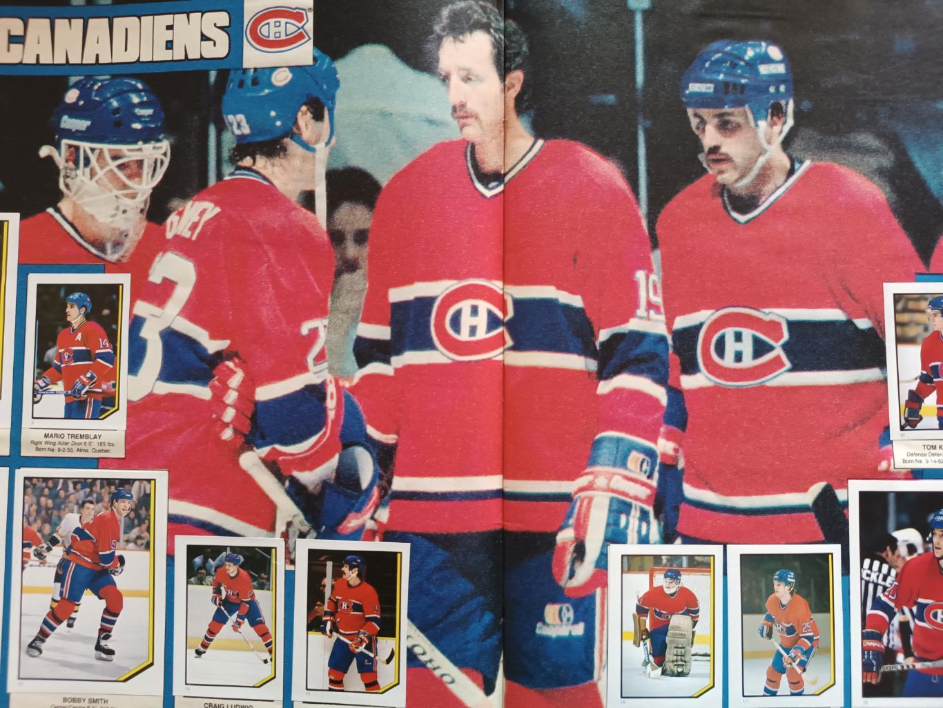 ХОККЕЙ АЛЬБОМ НАКЛЕЕК НХЛ О ПИИ ЧИИ 1986 NHL O-PEE-CHEE STICKER ALBUM 2