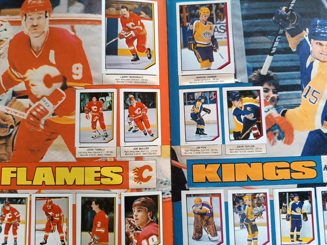 ХОККЕЙ АЛЬБОМ НАКЛЕЕК НХЛ О ПИИ ЧИИ 1986 NHL O-PEE-CHEE STICKER ALBUM 4