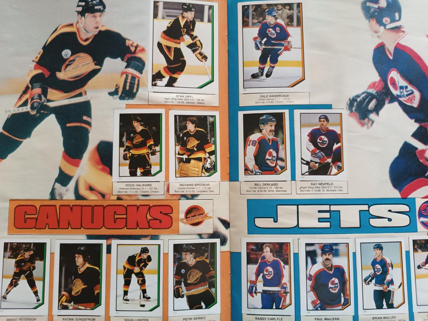 ХОККЕЙ АЛЬБОМ НАКЛЕЕК НХЛ О ПИИ ЧИИ 1986 NHL O-PEE-CHEE STICKER ALBUM 5
