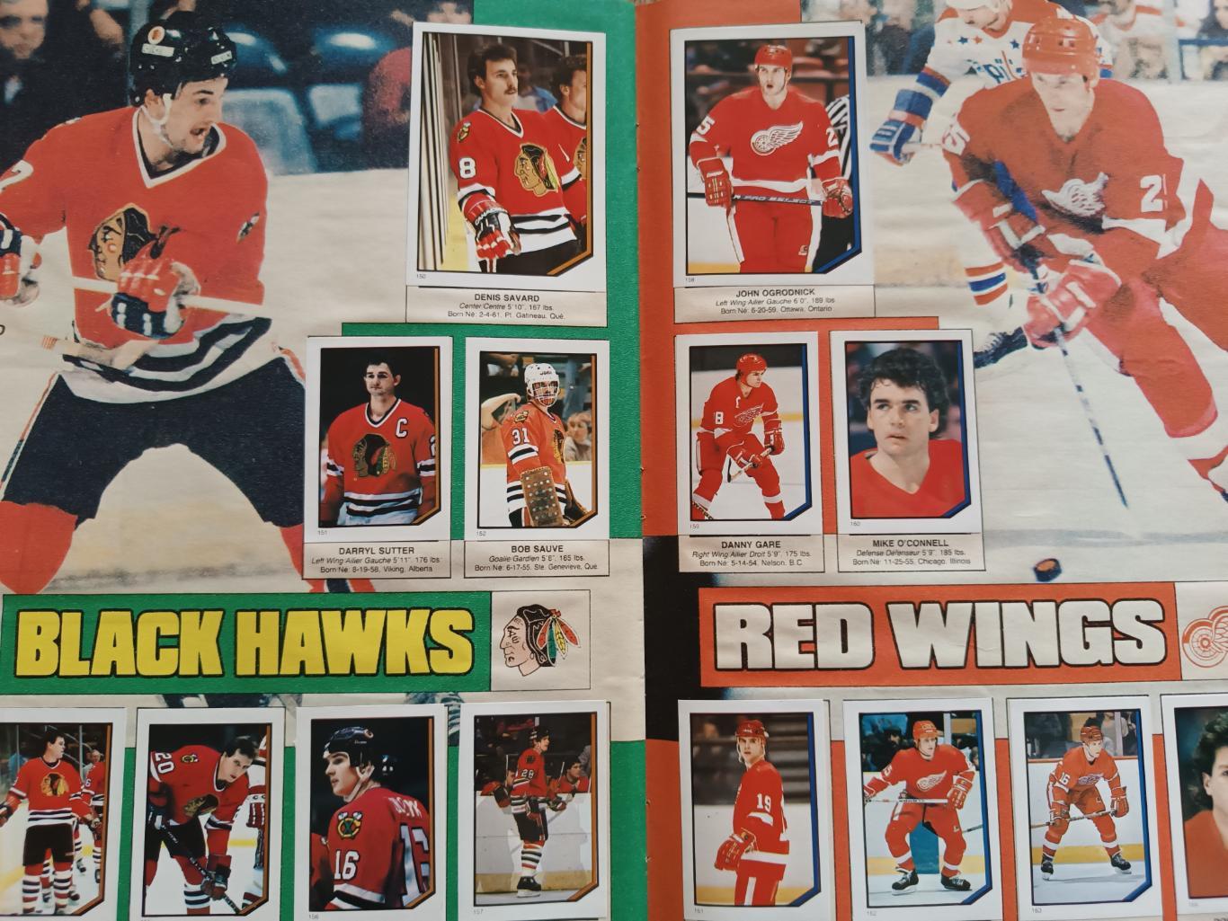 ХОККЕЙ АЛЬБОМ НАКЛЕЕК НХЛ О ПИИ ЧИИ 1986 NHL O-PEE-CHEE STICKER ALBUM 7