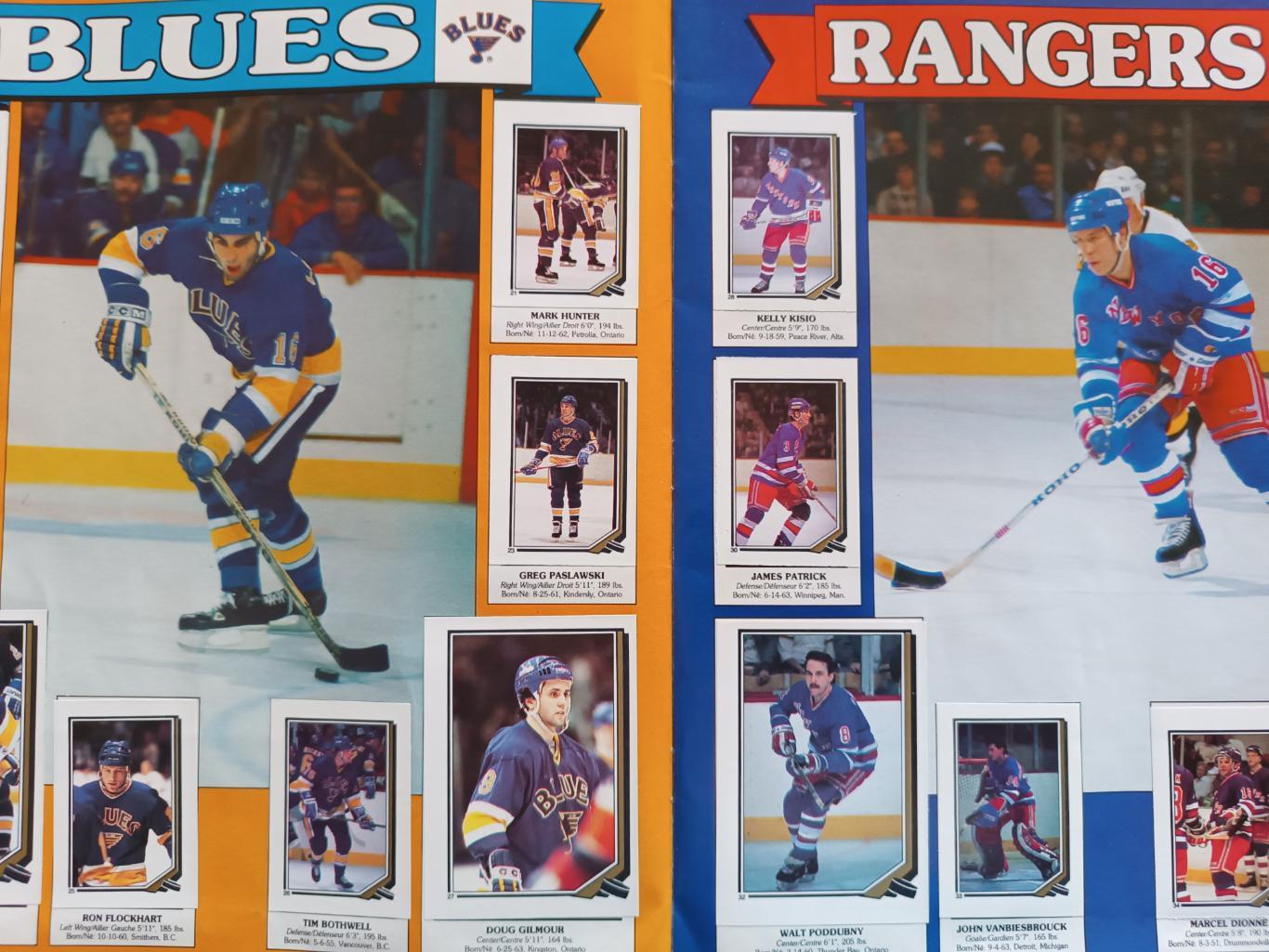 ХОККЕЙ АЛЬБОМ НАКЛЕЕК НХЛ О ПИИ ЧИИ 1987 NHL O-PEE-CHEE STICKER ALBUM 2