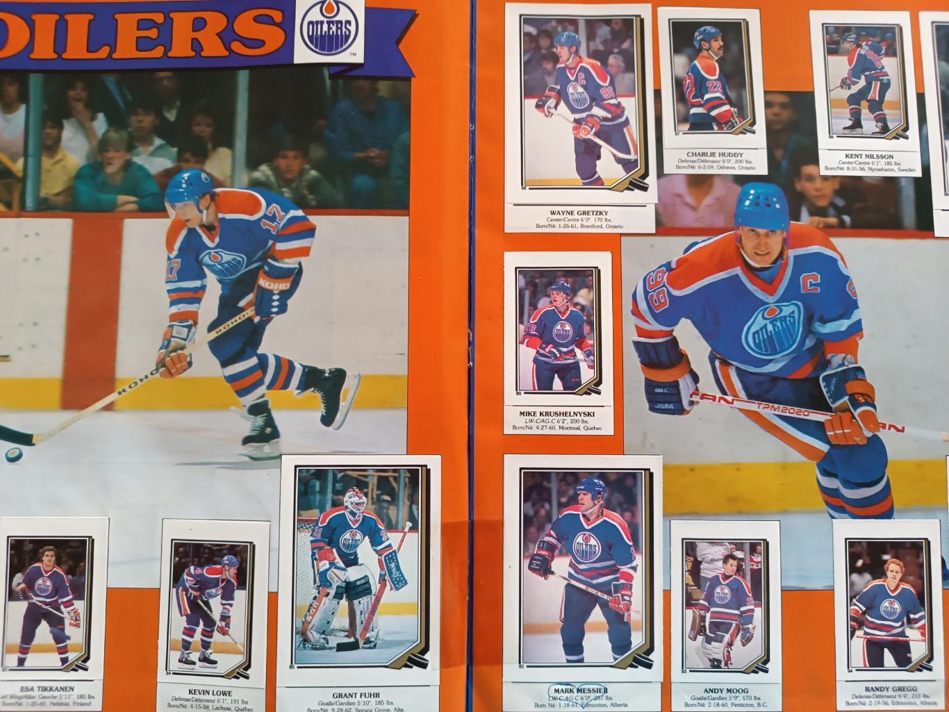 ХОККЕЙ АЛЬБОМ НАКЛЕЕК НХЛ О ПИИ ЧИИ 1987 NHL O-PEE-CHEE STICKER ALBUM 3