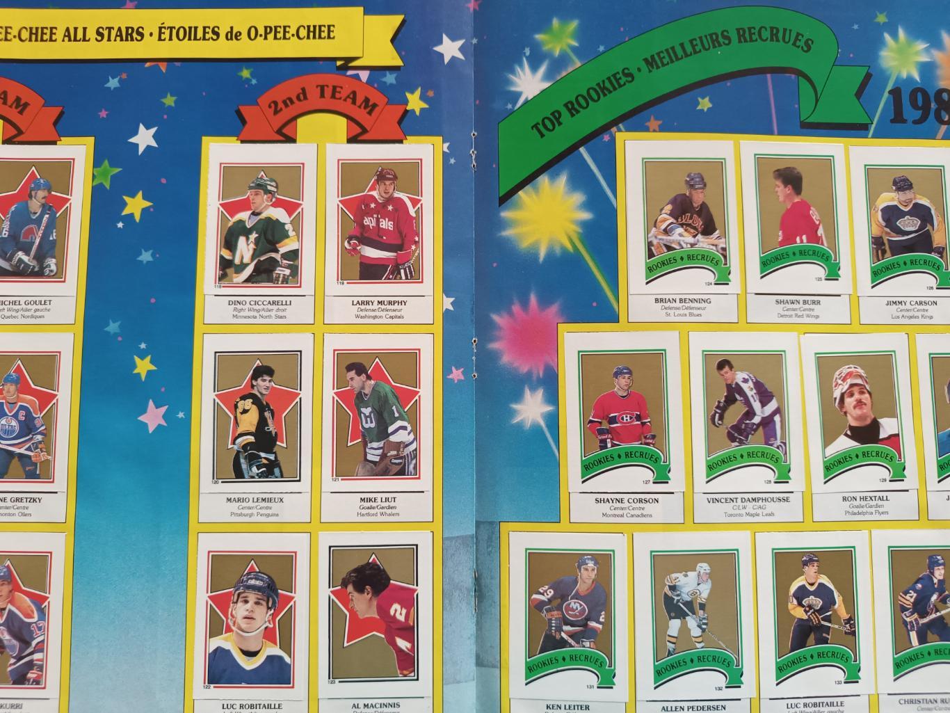 ХОККЕЙ АЛЬБОМ НАКЛЕЕК НХЛ О ПИИ ЧИИ 1987 NHL O-PEE-CHEE STICKER ALBUM 4