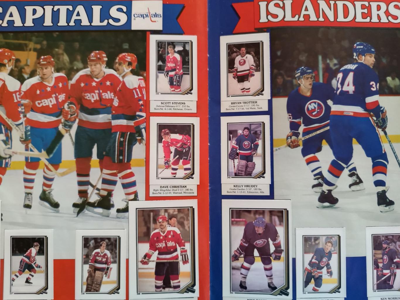 ХОККЕЙ АЛЬБОМ НАКЛЕЕК НХЛ О ПИИ ЧИИ 1987 NHL O-PEE-CHEE STICKER ALBUM 7