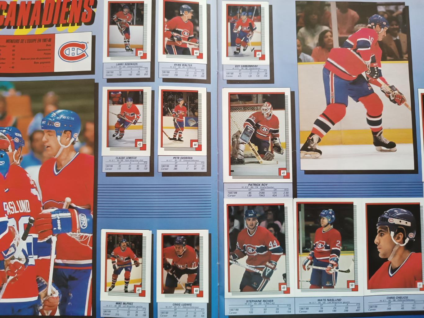 ХОККЕЙ АЛЬБОМ НАКЛЕЕК НХЛ О ПИИ ЧИИ 1988 NHL O-PEE-CHEE STICKER ALBUM 2