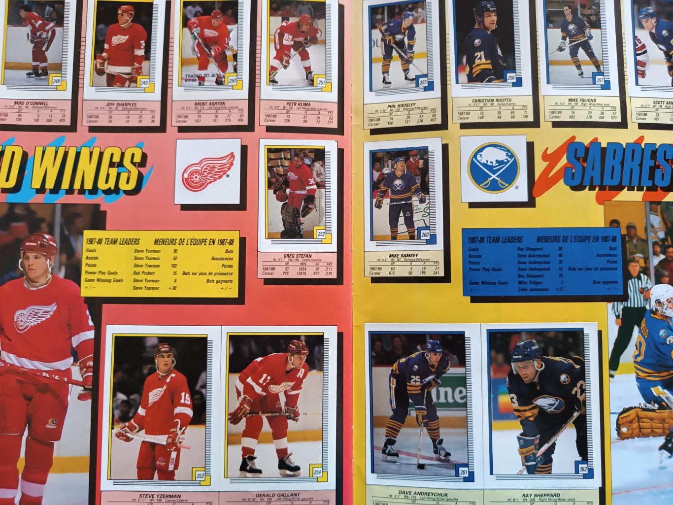 ХОККЕЙ АЛЬБОМ НАКЛЕЕК НХЛ О ПИИ ЧИИ 1988 NHL O-PEE-CHEE STICKER ALBUM 7