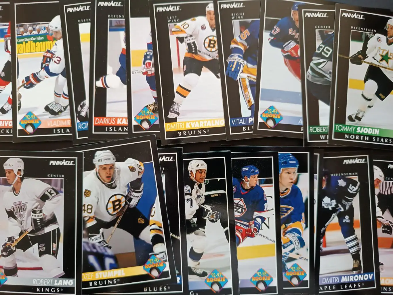 ХОККЕЙ НАБОР КАРТОЧЕК НХЛ ПИННЕКЛ 1992-93 NHL PINNACLE CARD FULL SET #1-420 2