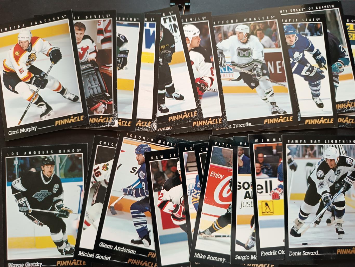 ХОККЕЙ НАБОР КАРТОЧЕК НХЛ ПИННЕКЛ 1993-94 NHL PINNACLE CARD FULL SET #1-400 2