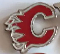 ХОККЕЙ ЗНАK НХЛ ЭМБЛЕМА КАЛГАРИ ФЛЭЙМС 1998 NHL EMBLEM CALGARY FLAMES PIN