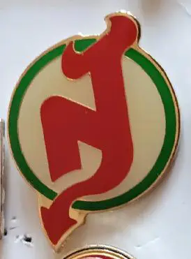 ХОККЕЙ ЗНАK НХЛ НЬЮ ДЖЕРСИ ДЭВИЛЗ 1986 NHL NEW JERSEY DEVILS PIN 1