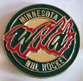 ХОККЕЙ ЗНАK НХЛ МИННЕСОТА ВАЙЛД 2000-2010 NHL MINNESOTA WILD PIN 1