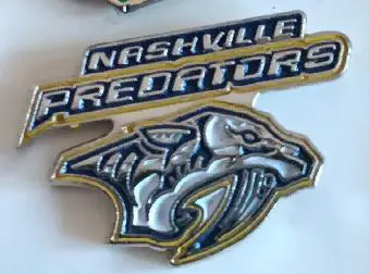 ХОККЕЙ ЗНАK НХЛ НЭШВИЛЛ ПРЕДАТОРС 1999-2000 NHL NASHVILLE PREDATORS PIN