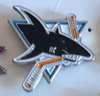 ХОККЕЙ ЗНАK НХЛ САН ХОСЕ ШАРКС 1993 NHL SAN JOSE SHARKS HOCKEY PIN 1