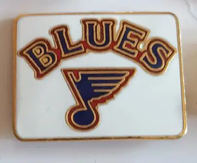 ХОККЕЙ ЗНАK НХЛ ЭМБЛЕМА СЕНТ ЛУИС БЛЮЗ 1984-87 NHL ST. LOUIS BLUES LOGO PIN