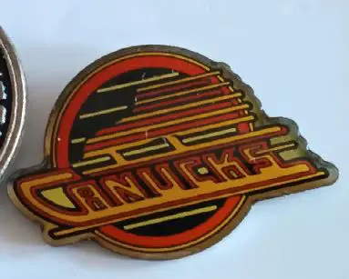 ХОККЕЙ ЗНАK НХЛ ЭМБЛЕМА ВАНКУВЕР КЭНАКС 1979-1992 NHL VANCOUVER CANUCKS LOGO PIN