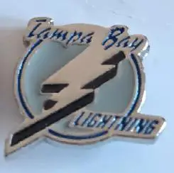 ХОККЕЙ ЗНАK НХЛ ЭМБЛЕМА ТАМПА БЭЙ 2001-2007 NHL TAMPA BAY LIGHTNING LOGO PIN 1