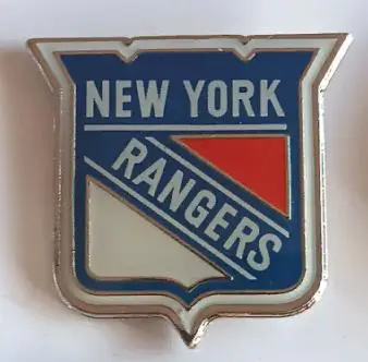 ХОККЕЙ ЗНАК НХЛ ЭМБЛЕМА НЬЮ ЙОРК РЭЙНДЖЕРС 1995 NHL NEW YORK RANGERS LOGO PIN