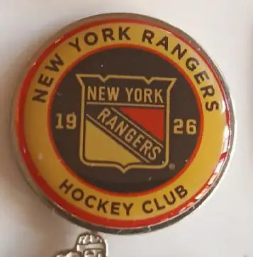 ХОККЕЙ ЗНАK НХЛ КЛУБ РЭЙНДЖЕРС 2013 NHL HOCKEY CLUB NEW YORK RANGERS PIN